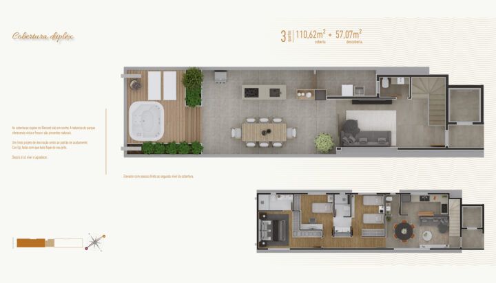 Blessed Serra 3 Quartos - ConUp Construtora
